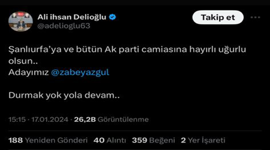 Şanlıurfa’da neler oluyor?!
