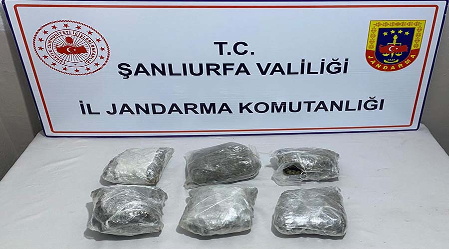 Kovalamaca sonucu yakalanan araçta 7 kilo uyuşturucu çıktı