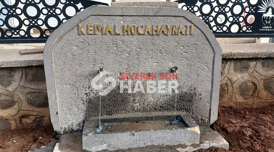 Siverek’te bir hayırsever çeşme yaptırdı