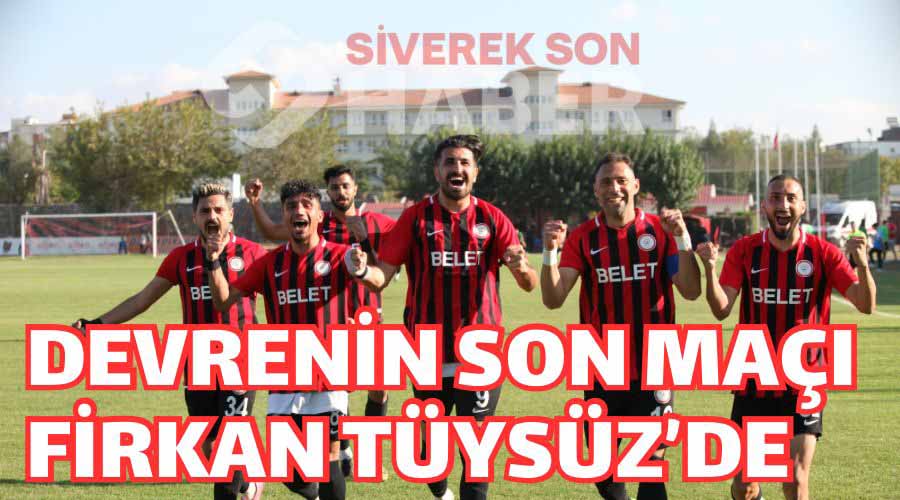 Kırmızı Siyahlılar devrenin son maçını Firkan Tüysüz’de oynayacak