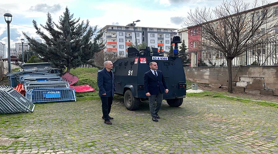 Kaymakam Aydemir, okullar bölgesinde inceleme yaptı