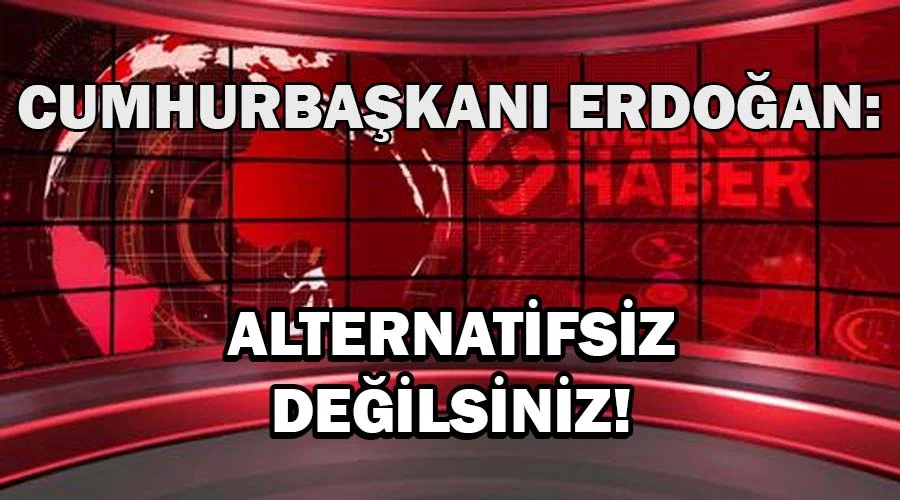 Cumhurbaşkanı Erdoğan’dan yerel seçim mesajı: Alternatifsiz değilsiniz