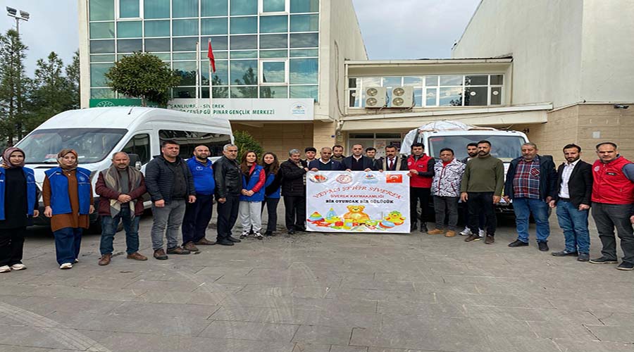 Vefalı Şehir Siverek projesinin oyuncakları Adıyaman’a gönderildi