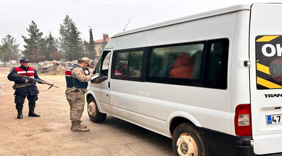 Siverek’te okul servisleri denetlendi