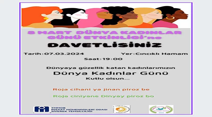 Siverek’te Kadınlar Günü Etkinliği düzenlenecek