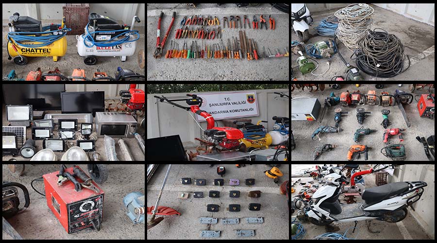 Şanlıurfa’da bağ evinden hırsızlık yapanlara operasyon