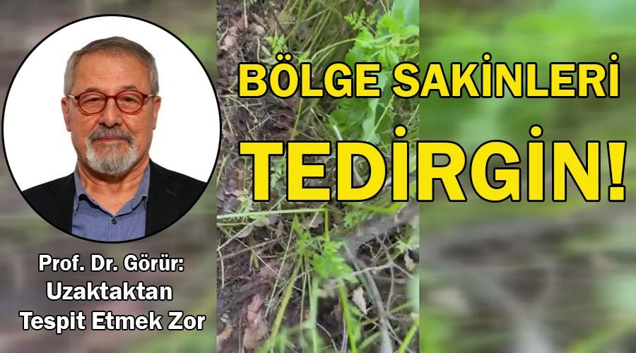 Yer altından gelen sesler vatandaşı tedirgin ediyor!