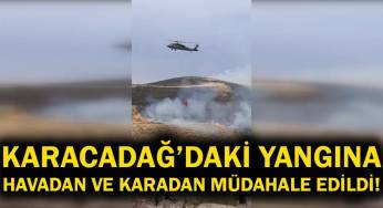 Karacadağ’da başlayan yangın kontrol altına alındı!