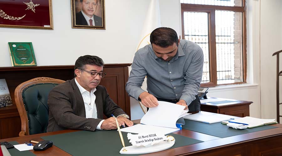 Başkan Bucak’tan 150 bin Euroluk imza