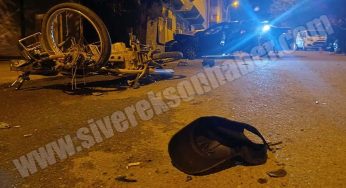 Otomobille çarpışan motosiklet sürücüsü ağır yaralandı!