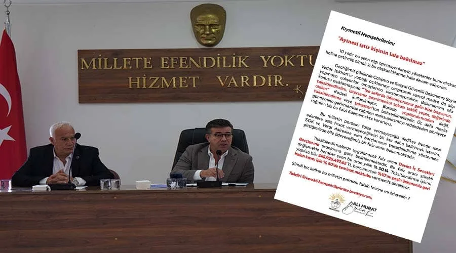 Bucak: “Halkımızın parasını faizin faizine ödemeyeceğiz!”