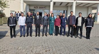 Kaymakam Aydemir, devlet hastanesi yönetimini ziyaret etti