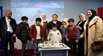 Özel gereksinimli çocuklar doyasıya eğlendi