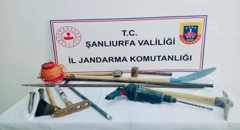 Kaçak kazı yapan 3 şüpheli suçüstü yakalandı!