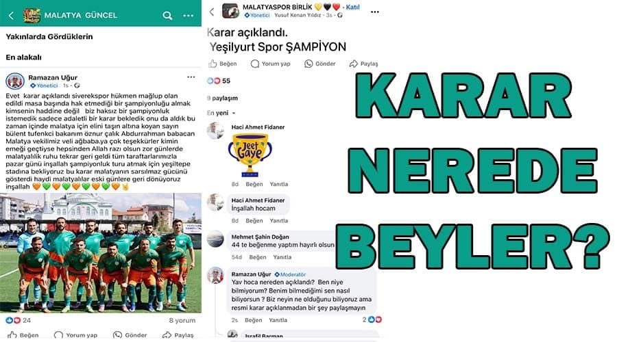 Sivereklilerden Malatyalılara sert tepki: “Federasyon baskı altına alınıyor”