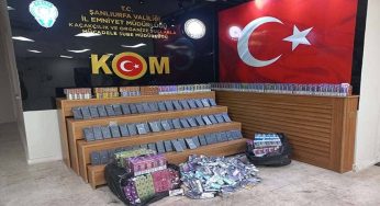 Yüzlerce kaçak cep telefonu ve elektronik sigara yakalandı