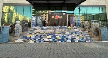 20 bin paket kaçak sigara ele geçirildi