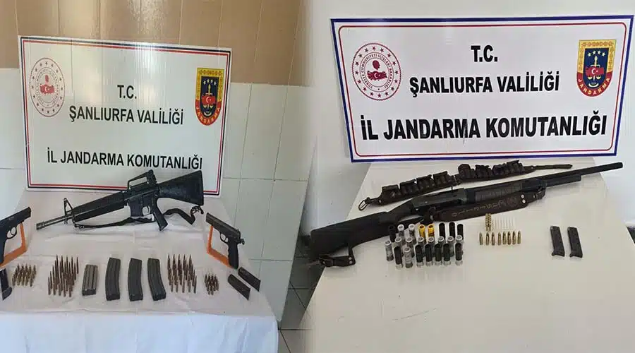 Siverek’te operasyon üstüne operasyon! Kaçak silah operasyonu