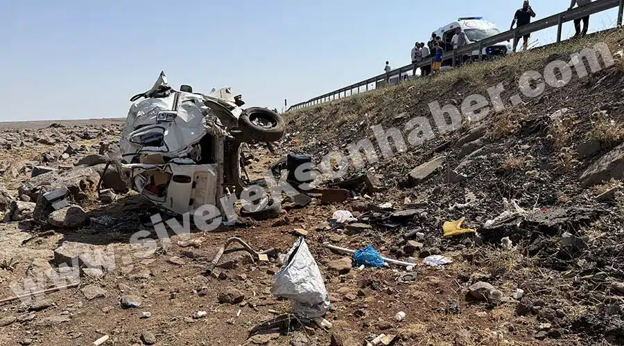 Pert olan araçtan sağ kurtuldu!