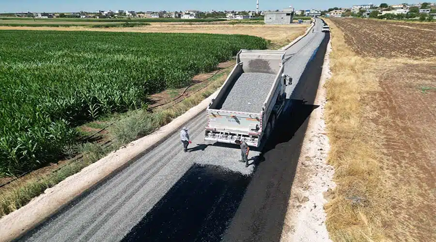 Siverek’te yıllardır beklenen yolun yapımına başlandı