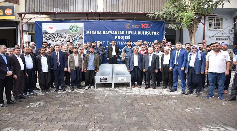 Siverek’te hayvan üreticilerine sıvat desteği verildi!