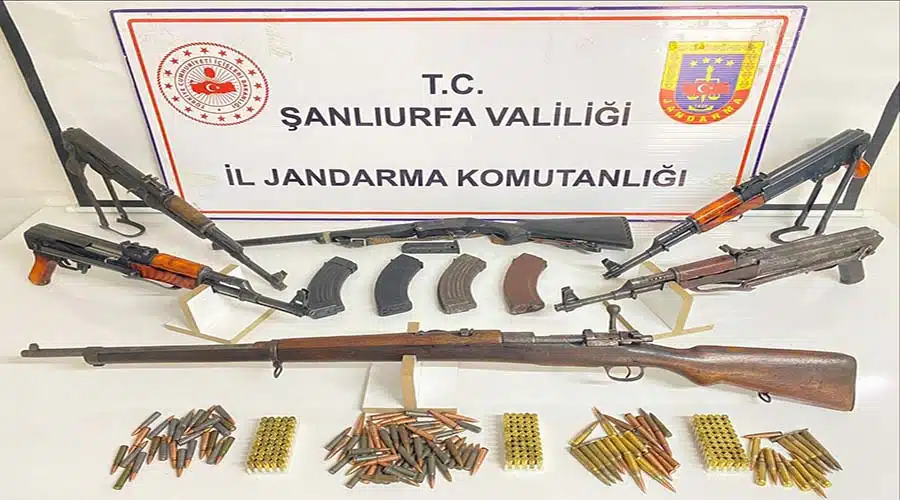 Siverek’te kaçak silah operasyonu!