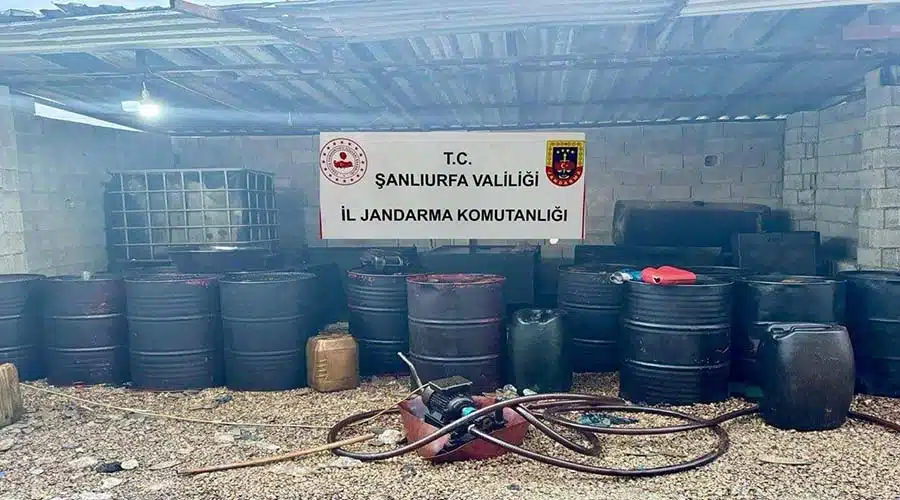 3 bin 900 litre kaçak akaryakıt ele geçirildi