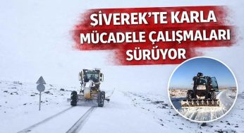 Siverek Belediyesi karla mücadele çalışmalarını aralıksız sürdürüyor