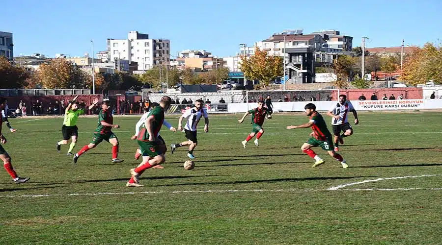 Siverek Belediyespor – Diyarbakırspor ile berabere kaldı