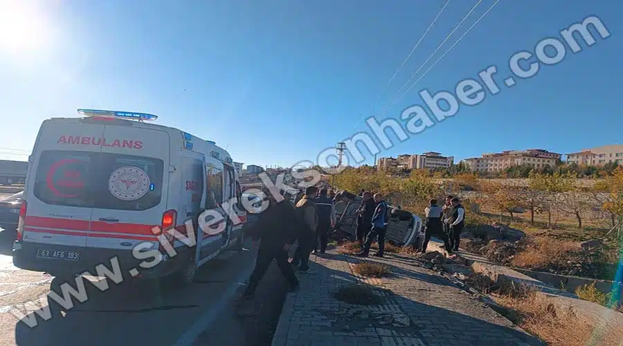 Siverek’te otomobillerin çarpışması sonucu 1 kişi yaralandı