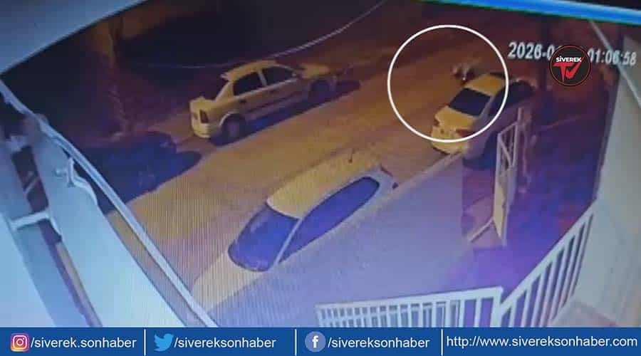 Mazot hırsızlığı iddiası güvenlik kamerasına yansıdı