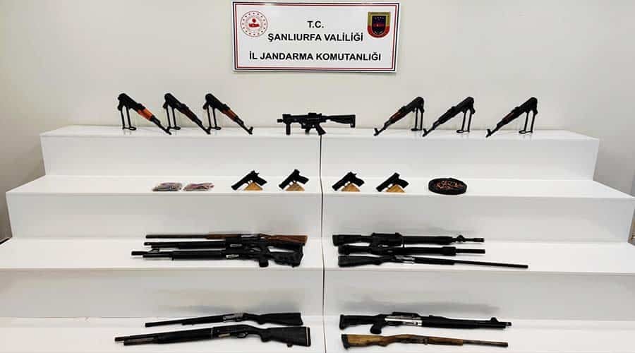 Şanlıurfa’da silah ve mühimmat kaçakçılığı operasyonu