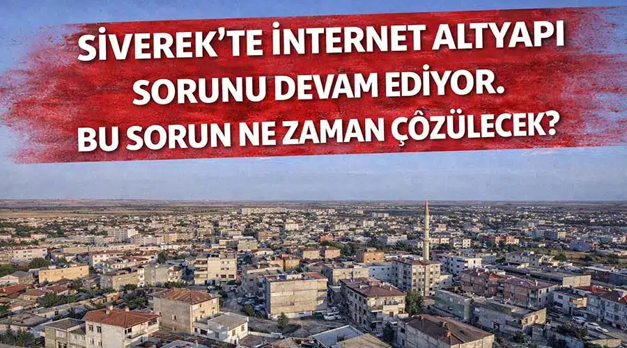 Siverek’te internet altyapısı sorunu sürüyor