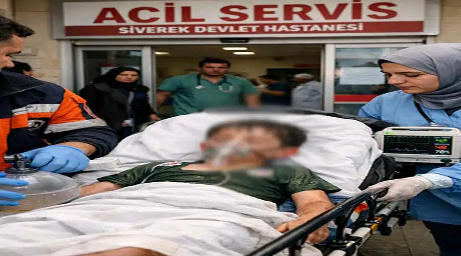 Boğulma tehlikesi yaşayan çocuk hastaneye kaldırıldı