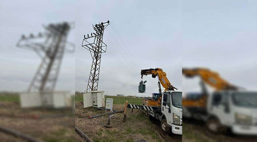 Kaçak elektrikle sulama yapılan tarladaki trafoya el konuldu