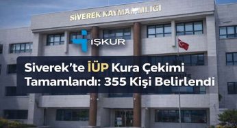 Siverek’te İUP kura çekimi tamamlandı: 355 kişi belirlendi