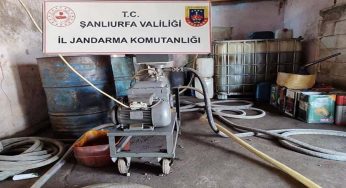 Şanlıurfa’da kaçak akaryakıt operasyonunda 1347 litre yakıt ele geçirildi