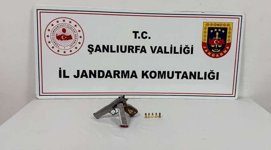 Şanlıurfa’da ruhsatsız silah operasyonunda 3 şüpheliye işlem
