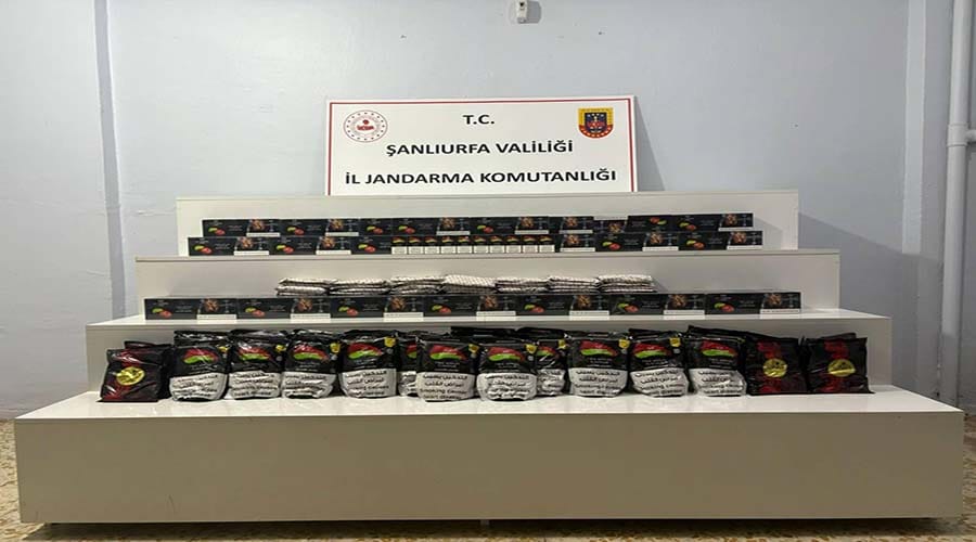 82 kilo kaçak nargile tütünü ele eçirildi