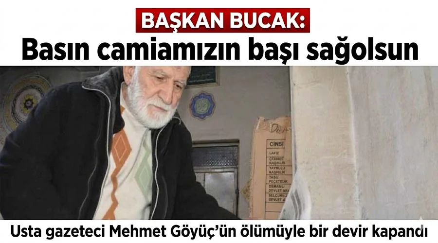 İrfan Gazetesi’nin imtiyaz sahibi, gazeteci Mehmet Göyüç
