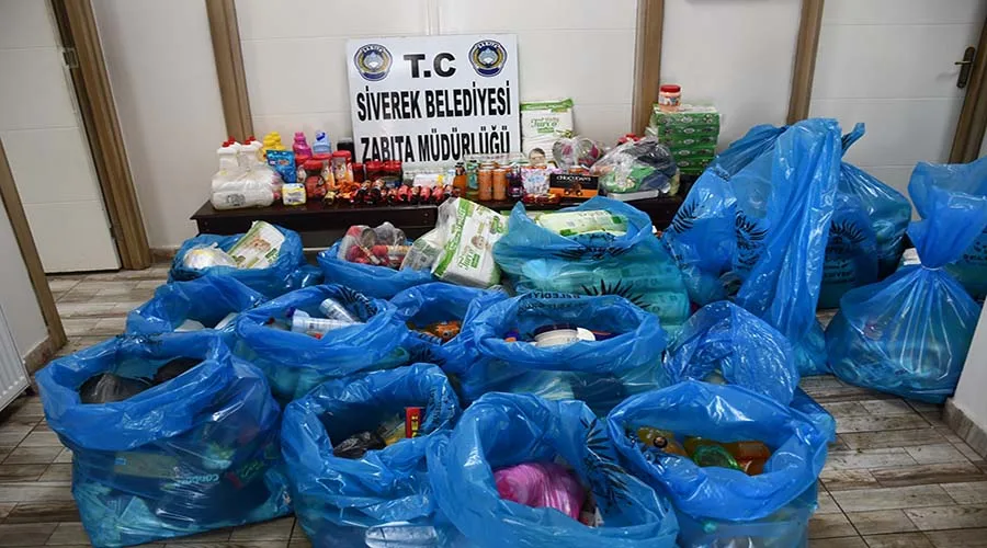 Siverek zabıtasından 5 tonluk imha