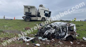 Siverek’te feci kazada 2 kişi öldü!