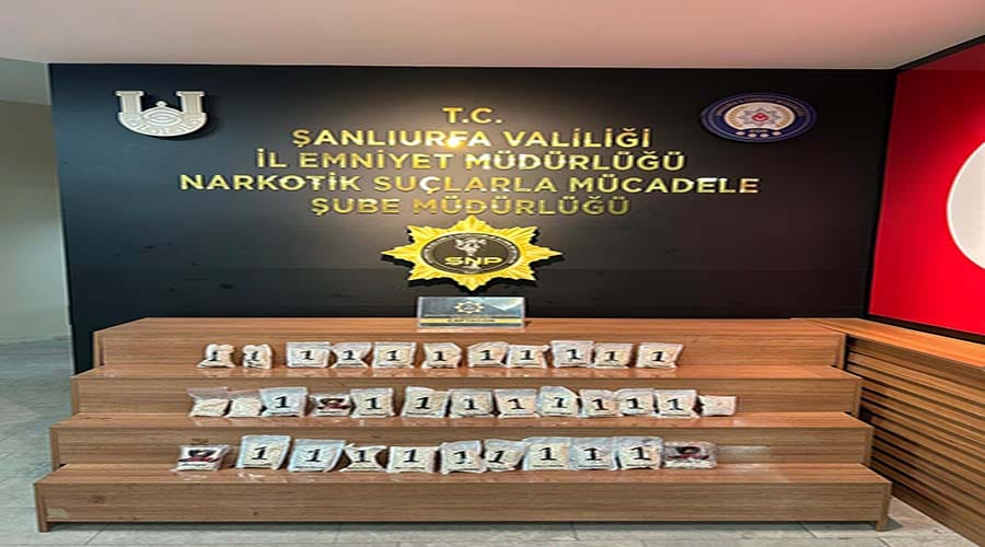 Şanlıurfa’da uyuşturucu operasyonunda 1 kişi tutuklandı