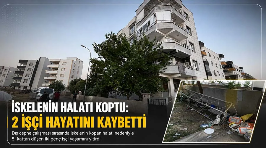 İskele halatının kopması sonucu 2 işçi hayatını kaybetti