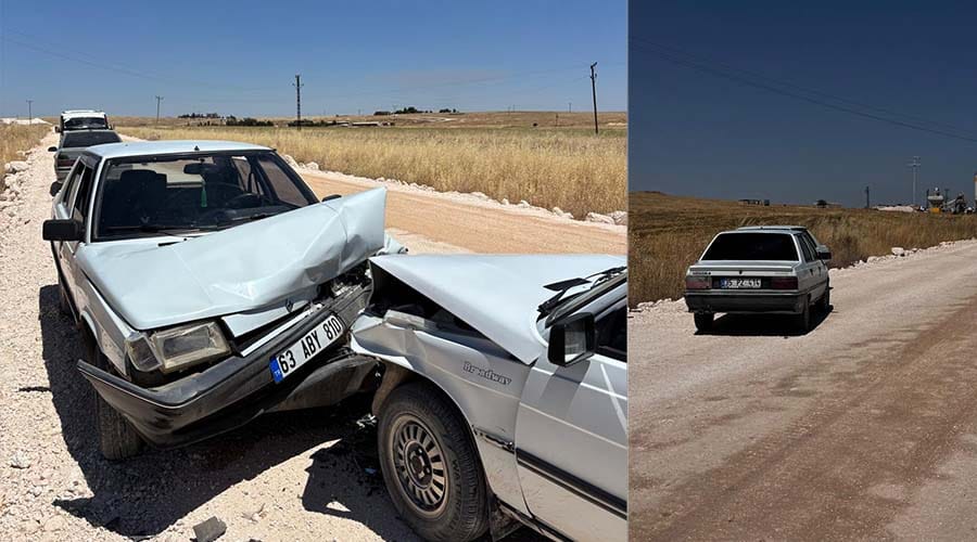 Siverek’te iki otomobilin çarpıştığı kazada 4 kişi yaralandı