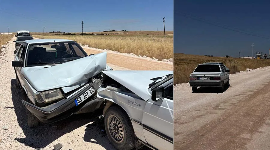 Siverek’te iki otomobilin çarpıştığı kazada 4 kişi yaralandı